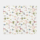 Weihnachtsfeiertag der Geburt Fleecedecke (Vorderseite (Horizontal))