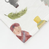 Weihnachtsfeiertag der Geburt Fleecedecke (Ecke)