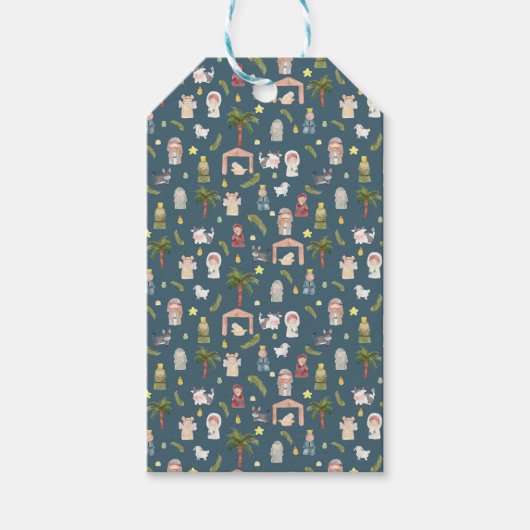 Weihnachtsfeiertag der Geburt Geschenkanhänger (Vorderseite)