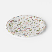 Weihnachtsfeiertag der Geburt Pappteller (Schrägansicht)