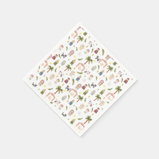 Weihnachtsfeiertag der Geburt Serviette (Ecke)