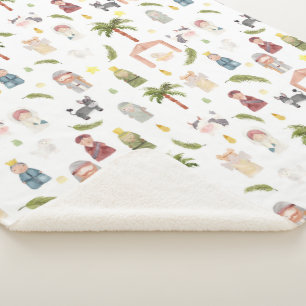 Weihnachtsfeiertag der Geburt Sherpadecke