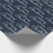 Weihnachtsfeiertag der Marine Geschenkpapier (Ecke)