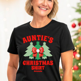 Weihnachtsfeiertag der personalisierten Tante Tri-Blend Shirt