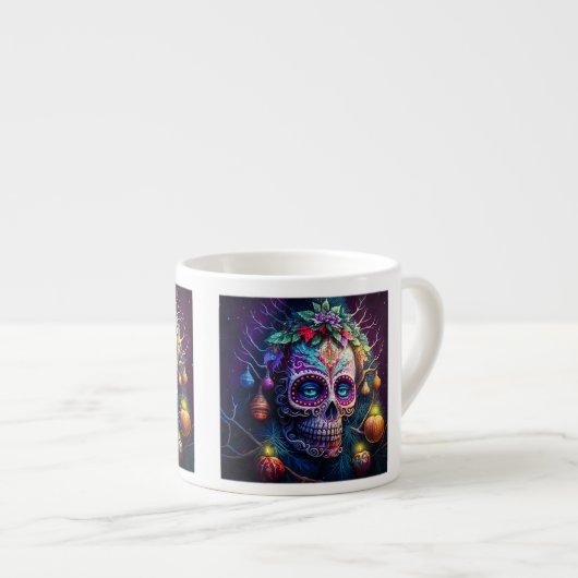 Weihnachtsfeiertag der Tasse Dead Espresso (Vorderseite Rechts)