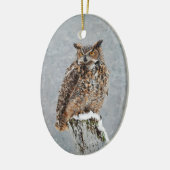 Weihnachtsfeiertag der Vogelmalerei Keramik Ornament (Links)