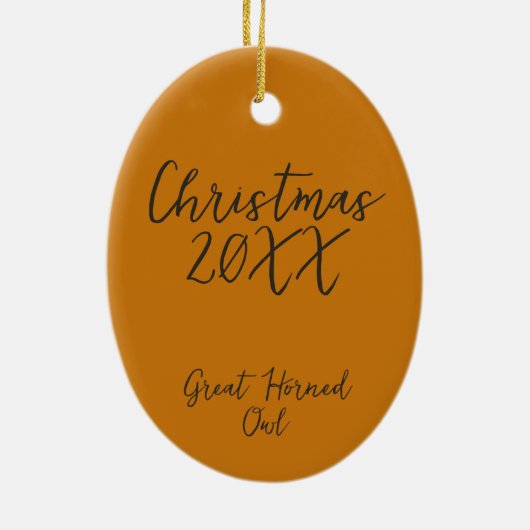 Weihnachtsfeiertag der Vogelmalerei Keramik Ornament (Hinten)