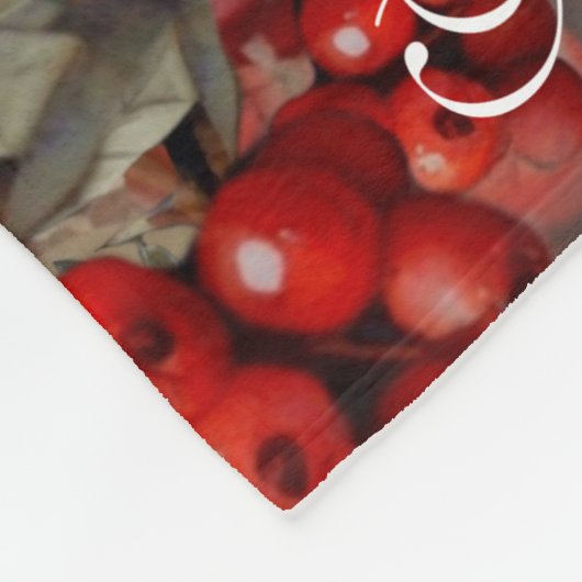 Weihnachtsfeiertag Der Weihnachtsmann Fleecedecke (Ecke)