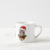 Weihnachtsfeiertag der Weihnachtsmannmütze des tot Espressotasse (Rechts)