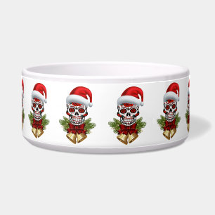Weihnachtsfeiertag der Weihnachtsmannmütze des tot Napf
