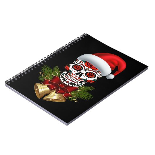 Weihnachtsfeiertag der Weihnachtsmannmütze des tot Notizblock (Linke Seite)