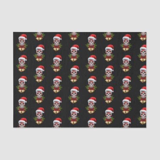 Weihnachtsfeiertag der Weihnachtsmannmütze des tot Seidenpapier (Vorderseite)