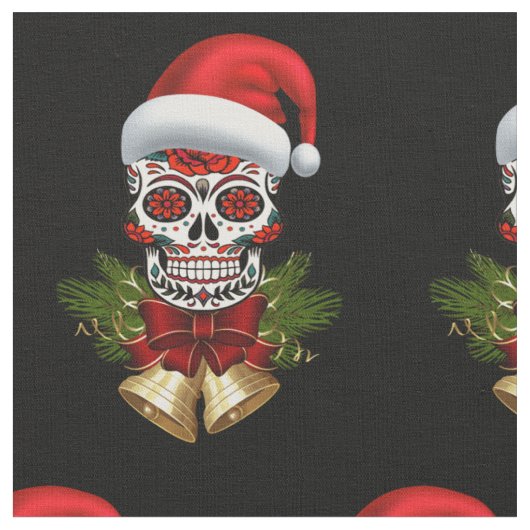 Weihnachtsfeiertag der Weihnachtsmannmütze des tot Stoff (Nahaufnahme)