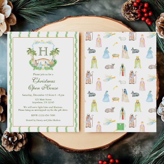 Weihnachtsfeiertag der Weihnachtsnachtsnacht der G Einladung