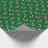 Weihnachtsfeiertag der Zuckerstange-| Geschenkpapier (Ecke)