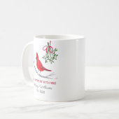 Weihnachtsfeiertag des Roten Kardinals Gedenktag B Kaffeetasse (Vorderseite Links)