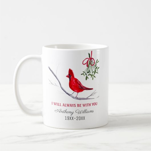 Weihnachtsfeiertag des Roten Kardinals Gedenktag B Kaffeetasse (Links)