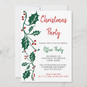 Weihnachtsfeiertag - Design Einladung (Vorderseite)