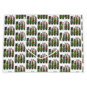 Weihnachtsfeiertag Dill Pickles Geschenktasche Große Geschenktüte (Vorderseite)