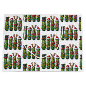 Weihnachtsfeiertag Dill Pickles Geschenktasche Große Geschenktüte (Vorderseite)