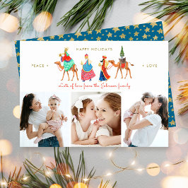 Weihnachtsfeiertag | drei kluge Männer | 3 Feiertagskarte