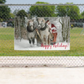 Weihnachtsfeiertag durch den Weihnachtsmann Banner (Insitu)
