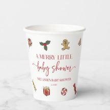 Weihnachtsfeiertag Eine lustige kleine Babydusche
