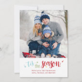 Weihnachtsfeiertag Einfach Die Jahreszeit Niedlich Feiertagskarte (Vorderseite)