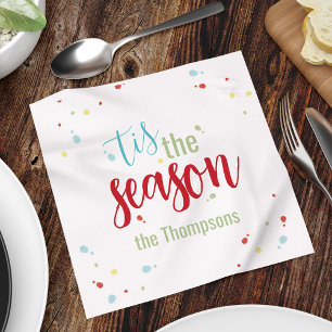 Weihnachtsfeiertag Einfaches Feiertag - Die Jahres Serviette