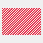 Weihnachtsfeiertag Einfaches Niedliches Schneefloc Geschenkpapier Set (Vorderseite 3)