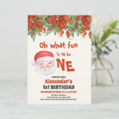 Weihnachtsfeiertag Einladung (Stehend Vorderseite)