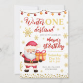 Weihnachtsfeiertag Einladung (Vorderseite)