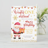 Weihnachtsfeiertag Einladung (Stehend Vorderseite)