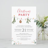 Weihnachtsfeiertag Einladung (Stehend Vorderseite)