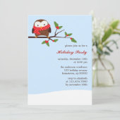 Weihnachtsfeiertag Einladung (Stehend Vorderseite)