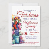 Weihnachtsfeiertag Einladung (Vorderseite)