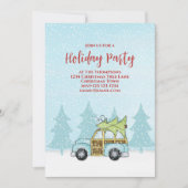 Weihnachtsfeiertag Einladung (Vorderseite)