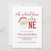 Weihnachtsfeiertag Einladung (Vorderseite)