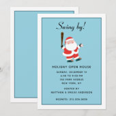 Weihnachtsfeiertag Einladung des Open House (Vorne/Hinten)