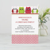 Weihnachtsfeiertag Einladungen (Stehend Vorderseite)