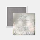 Weihnachtsfeiertag - Elegante Highlights Magnet (Vorderseite/Rückseite)