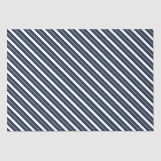 Weihnachtsfeiertag Elegante Klassische Marine Blau Seidenpapier (Vorderseite)