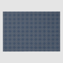 Weihnachtsfeiertag Elegante Klassische Marine Blau Seidenpapier