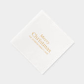 Weihnachtsfeiertag Elegante Moderne Highlights Servietten Mit Folie (Rechts)