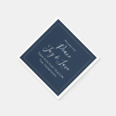 Weihnachtsfeiertag Elegante Peace Joy Liebe Einfac Serviette (Ecke)