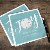 Weihnachtsfeiertag Eleganter Strand Türkis Küste Serviette