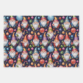 Weihnachtsfeiertag Elf Muster Geschenkpapier Set (Vorderseite 3)