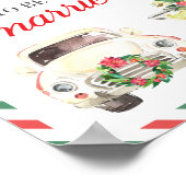 Weihnachtsfeiertag Engagement Party Angebot Poster (Ecke)