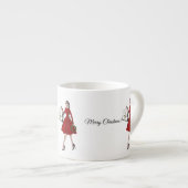 Weihnachtsfeiertag Espressotasse (Vorderseite Rechts)