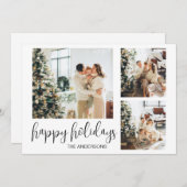 Weihnachtsfeiertag - Familienkarte Feiertagskarte (Vorne/Hinten)